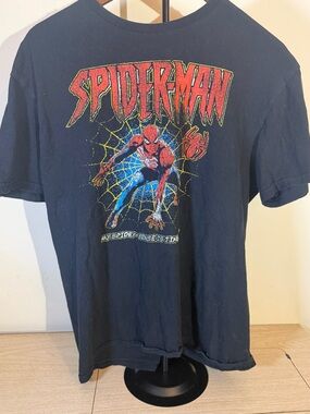 Marvel Spider-Man Tee - Black, Red & Blue Graphic
